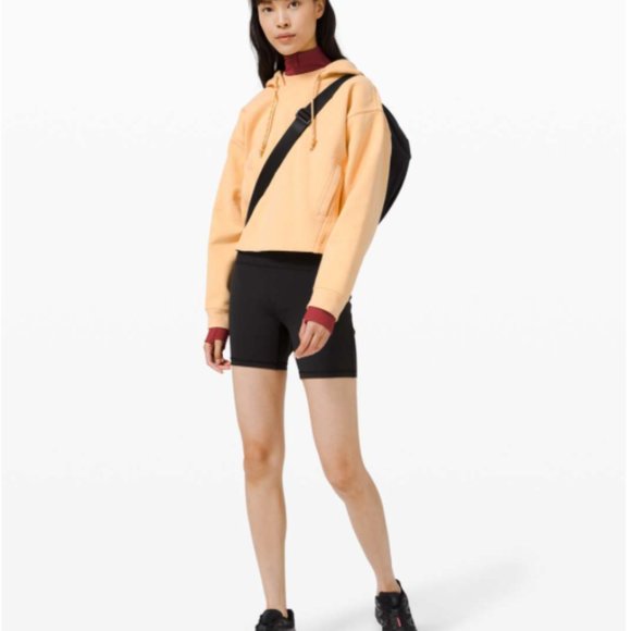 Lululemon Cool Crescent Hoodie Ivory Peach 6 New - Picture 9 of 10